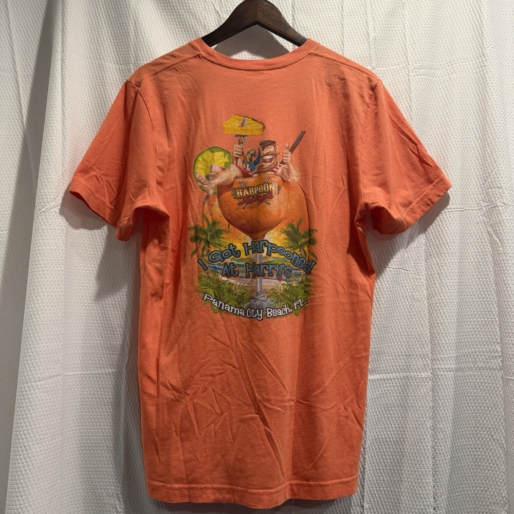 Harpoon Harry's Bar & Grill T-Shirt Large Iconic Panama City Beach, Florida READ